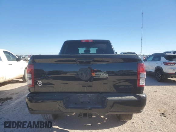 2024 Ram 2500 Big Horn with VIN 3C6UR5DL9RG177929, listed as a Copart auction lot 84730124 with 9,117 mi miles and Salvage Title. Bid and sale history available at carsss.com. Image 6.