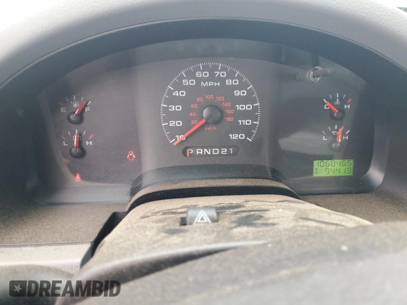 2008 Ford F-150 XL with VIN 1FTRF14W08KD80421, listed as a Copart auction lot 47890845 with 106,846 mi miles and Salvage Title. Bid and sale history available at carsss.com. Image 9.