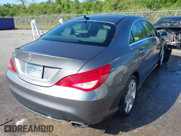 2015 Mercedes-Benz CLA 250 with VIN WDDSJ4EB1FN247908, listed as a IAAI auction lot 41992660 with 56,959 mi miles and . Bid and sale history available at DreamBid. Image 4.