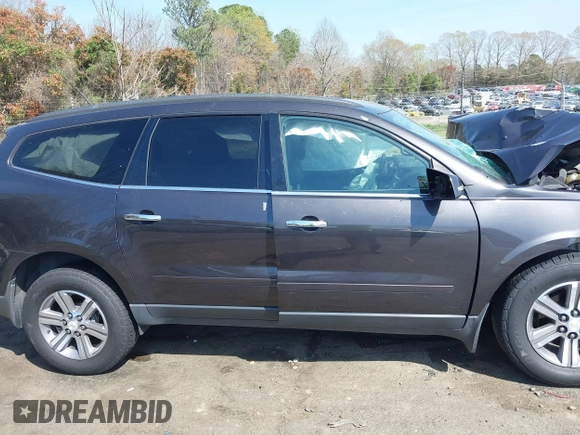 2015 Chevrolet Traverse LT with VIN 1GNKRGKD5FJ138019, listed as a IAAI auction lot 41918331 with Not Provided miles. Bid and sale history available at carsss.com. Image 14.
