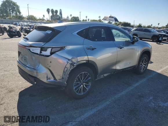 2023 Lexus NX with VIN JTJAKCEZ1P5008237, listed as a Copart auction lot 38348174 with 8,691 mi miles. Bid and sale history available at carsss.com. Image 3.