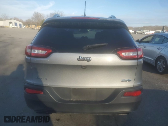 2015 Jeep Cherokee North with VIN 1C4PJMCS3FW600663, listed as a Copart auction lot 82230624 with 143,121 mi miles and Salvage Title. Bid and sale history available at carsss.com. Image 6.