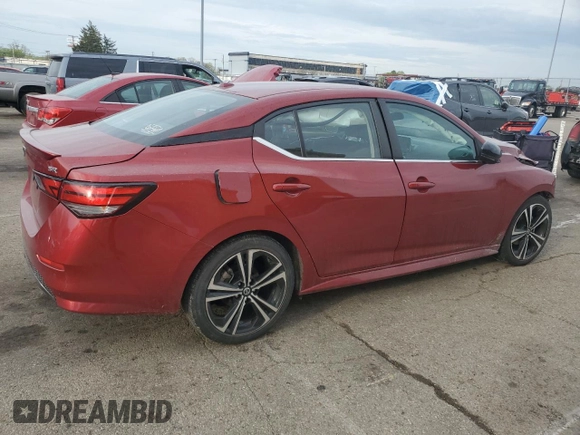 2020 Nissan Sentra SR z VIN 3N1AB8DV0LY232114, wystawiony jako Copart lot #54269105 z przebiegiem 15 306 mil mil oraz Szkoda całkowita • Salvage title. Historia ofert i sprzedaży dostępna na DreamBid. Obrazek 3.