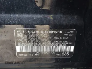 2022 Mitsubishi Outlander SE z VIN JA4J4UA86NZ011943, wystawiony jako IAAI lot #42101932 z przebiegiem 86 261 mil mil oraz . Historia ofert i sprzedaży dostępna na DreamBid. Obrazek 9.