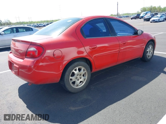 2004 Dodge Neon SXT with VIN 1B3ES56C24D578647, listed as a IAAI auction lot 41931066 with 134,245 mi miles. Bid and sale history available at carsss.com. Image 4.