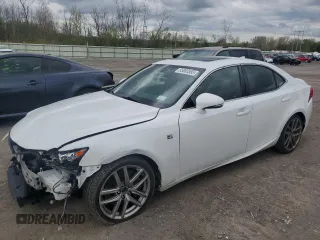 2016 Lexus IS 350 z VIN JTHCE1D23G5012249, wystawiony jako Copart lot #55063555 z przebiegiem 124 420 mil mil oraz Szkoda całkowita • Salvage title. Historia ofert i sprzedaży dostępna na DreamBid. Obrazek 1.