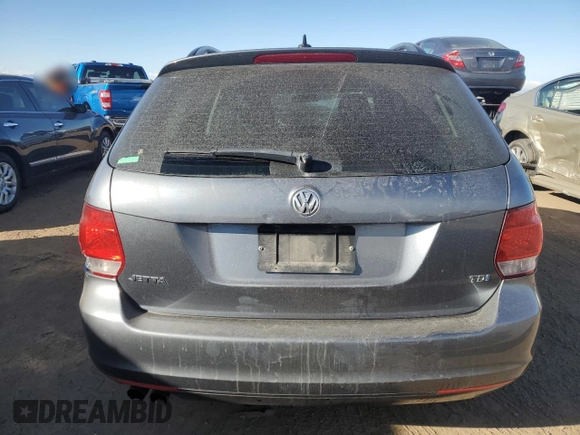 2013 Volkswagen Jetta SportWagen TDI w/Sunroof with VIN 3VWML7AJ3DM657030, listed as a Copart auction lot 43417395 with 163,078 mi miles and Non Repairable. Bid and sale history available at carsss.com. Image 6.