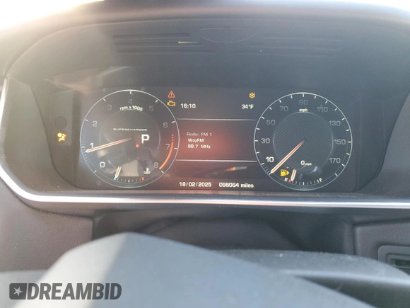 2016 Land Rover Range Rover Sport Dynamic with VIN SALWR2EFXGA103495, listed as a Copart auction lot 45791325 with 96,064 mi miles and Non Repairable. Bid and sale history available at DreamBid. Image 9.