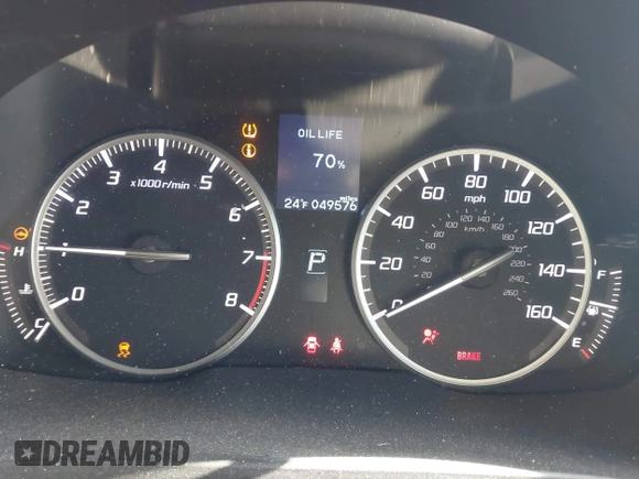 2018 Acura ILX Special Edition with VIN 19UDE2F41JA001325, listed as a IAAI auction lot 41386222 with 49,576 mi miles. Bid and sale history available at carsss.com. Image 7.