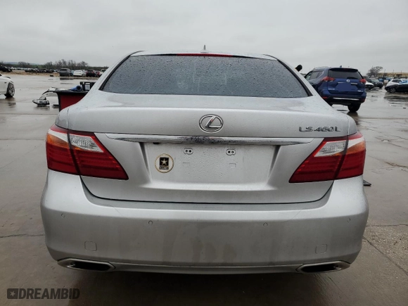 2011 Lexus LS 460 L with VIN JTHGL5EF8B5044574, listed as a Copart auction lot 45136975 with NaN miles and Salvage Title. Bid and sale history available at carsss.com. Image 6.