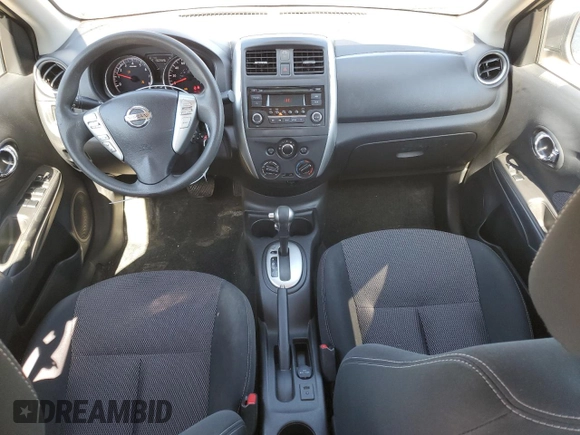 2015 Nissan Versa SV with VIN 3N1CN7AP5FL860607, listed as a Copart auction lot 58093385 with 150,926 mi miles and Salvage title. Bid and sale history available at DreamBid. Image 8.