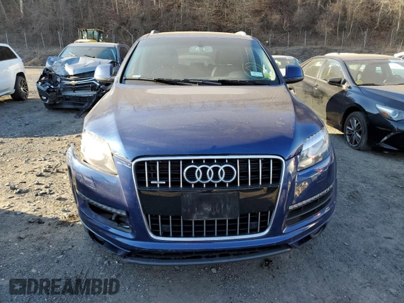 2015 Audi Q7 3.0T Premium Plus with VIN WA1LGAFE4FD027621, listed as a Copart auction lot 72952952 with 74,810 mi miles. Bid and sale history available at carsss.com. Image 5.