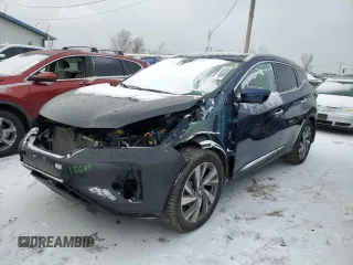 2019 Nissan Murano Platinum z VIN 5N1AZ2MS0KN136471, wystawiony jako Copart lot #82032894 z przebiegiem 50 078 mil mil oraz Szkoda całkowita • Salvage title. Historia ofert i sprzedaży dostępna na DreamBid. Obrazek 1.