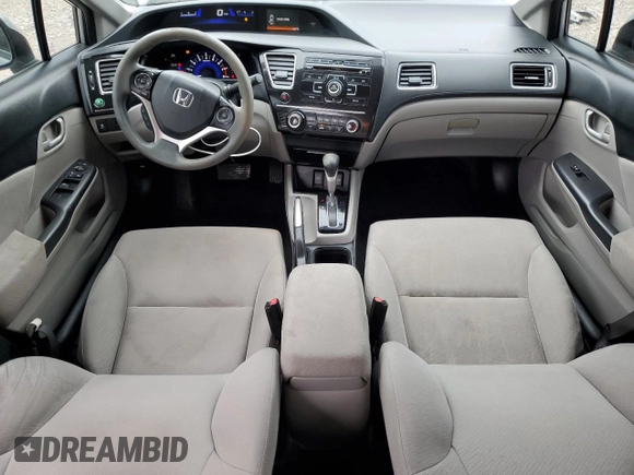2013 Honda Civic LX with VIN 19XFB2F56DE097530, listed as a Copart auction lot 50644965 with 86,537 mi miles and Clean Title. Bid and sale history available at DreamBid. Image 8.