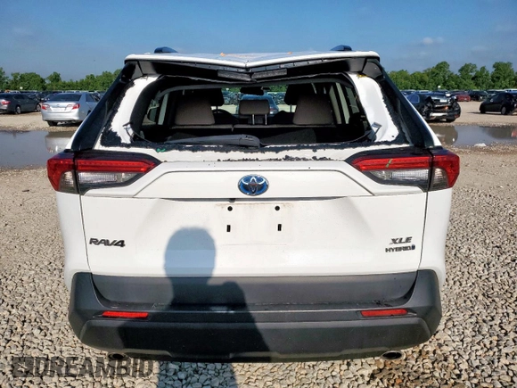 2022 Toyota RAV4 Hybrid XLE with VIN 2T3RWRFV1NW129963, listed as a Copart auction lot 58512545 with 39,982 mi miles and Salvage title. Bid and sale history available at DreamBid. Image 6.
