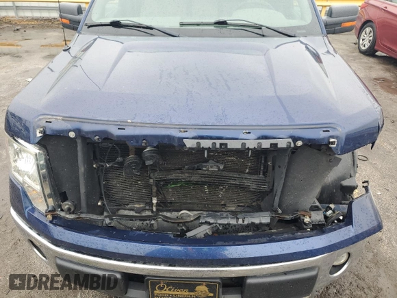 2010 Ford F-150 XL with VIN 1FTEX1C82AFA13498, listed as a Copart auction lot 59487255 with 125,410 mi miles and Salvage title. Bid and sale history available at DreamBid. Image 11.
