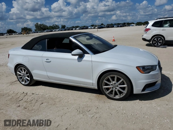 2016 Audi A3 2.0T Premium with VIN WAU78LFF6G1010344, listed as a Copart auction lot 73640494 with 0 mi miles and Salvage Title. Bid and sale history available at carsss.com. Image 4.