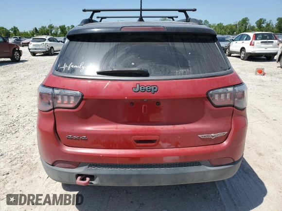 2020 Jeep Compass Trailhawk with VIN 3C4NJDDB6LT208185, listed as a Copart auction lot 56892265 with 90,924 mi miles and Salvage title. Bid and sale history available at DreamBid. Image 6.