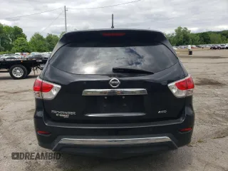 2016 Nissan Pathfinder S with VIN 5N1AR2MM9GC607201, listed as a Copart auction lot 58304914 with 132,695 mi miles and Salvage Title. Bid and sale history available at carsss.com. Image 6.