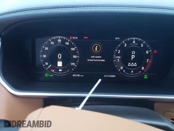 2019 Land Rover Range Rover z VIN SALGV5RE8KA519007, wystawiony jako Copart lot #81339944 z przebiegiem 55 158 mil mil oraz Szkoda całkowita • Salvage title. Historia ofert i sprzedaży dostępna na DreamBid. Obrazek 9.