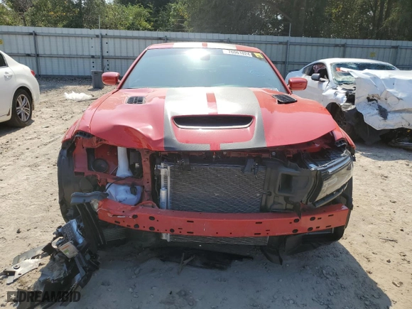 2021 Dodge Charger SRT Hellcat Redeye Widebody with VIN 2C3CDXL92MH615028, listed as a Copart auction lot 76061024 with 21,741 mi miles and Clean Title. Bid and sale history available at carsss.com. Image 5.