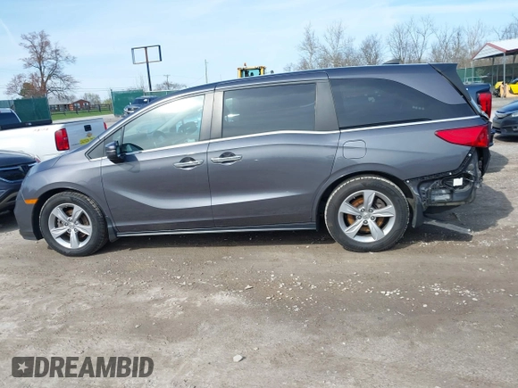 2018 Honda Odyssey EX-L with VIN 5FNRL6H77JB101803, listed as a IAAI auction lot 41927622 with 147,587 mi miles. Bid and sale history available at carsss.com. Image 14.