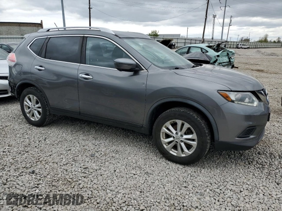 2016 Nissan Rogue S with VIN JN8AT2MV9GW152478, listed as a Copart auction lot 52906875 with 121,278 mi miles and Salvage Title. Bid and sale history available at carsss.com. Image 4.