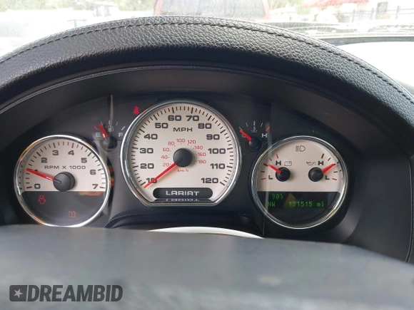 2008 Ford F-150 XLT with VIN 1FTPW12V88FB55495, listed as a IAAI auction lot 42247811 with 131,515 mi miles and . Bid and sale history available at DreamBid. Image 7.