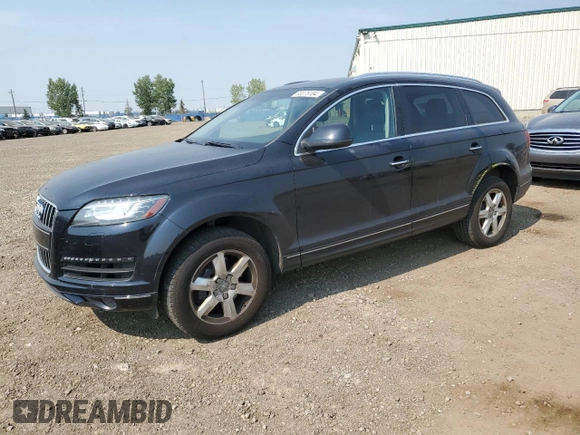 2015 Audi Q7 3.0L with VIN WA1CGCFE6FD026921, listed as a Copart auction lot 63075184 with 96,152 mi miles and Salvage Title. Bid and sale history available at carsss.com. Image 1.