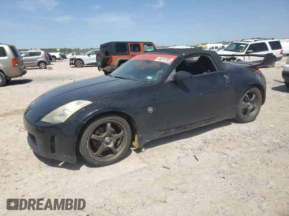 2004 Nissan 350Z Enthusiast with VIN JN1AZ36A54M250086, listed as a Copart auction lot 49873795 with 151,150 mi miles and Salvage Title. Bid and sale history available at DreamBid. Image 1.