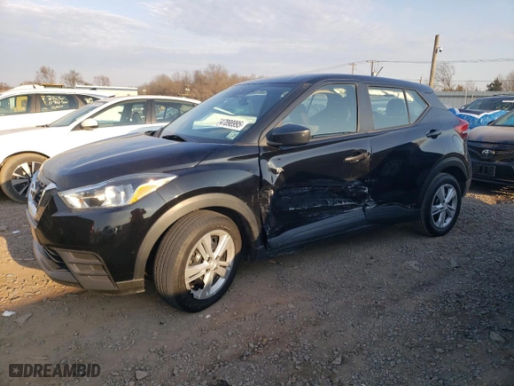 2020 Nissan Kicks S with VIN 3N1CP5BV3LL508777, listed as a Copart auction lot 47898995 with 95,118 mi miles and Salvage Title. Bid and sale history available at carsss.com. Image 1.