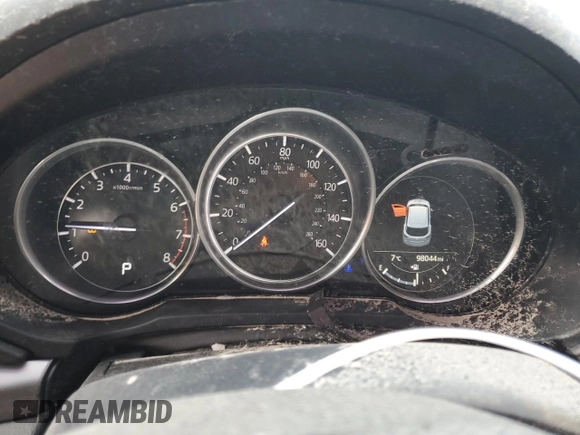 2020 Mazda CX-5 Sport with VIN JM3KFABM2L1817439, listed as a Copart auction lot 45988325 with 98,044 mi miles and Salvage Title. Bid and sale history available at carsss.com. Image 9.