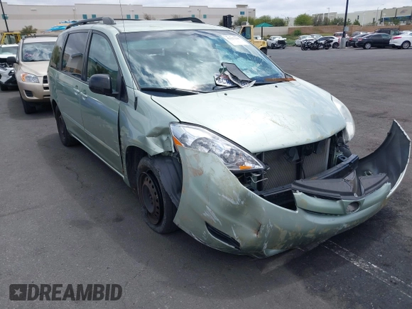 2008 Toyota Sienna CE with VIN 5TDZK23C58S148429, listed as a IAAI auction lot 42127318 with 152,163 mi miles and . Bid and sale history available at DreamBid. Image 1.