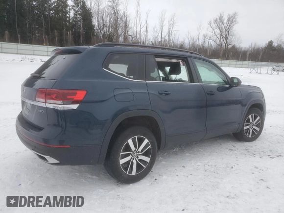 2021 Volkswagen Atlas SE z VIN 1V2LP2CA2MC559089, wystawiony jako Copart lot #43251325 z przebiegiem 60 630 mil mil oraz Szkody całkowita. Historia ofert i sprzedaży dostępna na DreamBid. Obrazek 3.