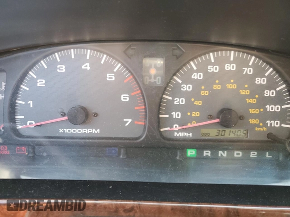1999 Toyota 4Runner Limited z VIN JT3HN87R2X0246277, wystawiony jako Copart lot #59395245 z przebiegiem 301 405 mil mil oraz Nie do naprawy • Non repairable. Historia ofert i sprzedaży dostępna na DreamBid. Obrazek 9.