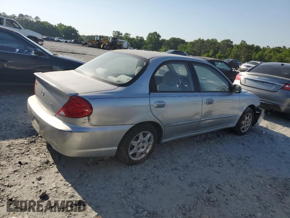 2004 Kia Spectra z VIN KNAFB121145308252, wystawiony jako Copart lot #53377555 z przebiegiem 206 439 mil mil oraz Szkoda całkowita • Salvage title. Historia ofert i sprzedaży dostępna na DreamBid. Obrazek 3.