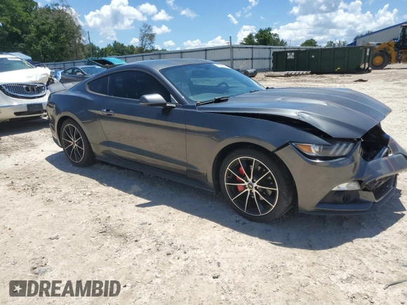 2016 Ford Mustang EcoBoost z VIN 1FA6P8TH6G5301929, wystawiony jako Copart lot #65941575 z przebiegiem 59 578 mil mil oraz Szkoda całkowita • Salvage title. Historia ofert i sprzedaży dostępna na DreamBid. Obrazek 4.