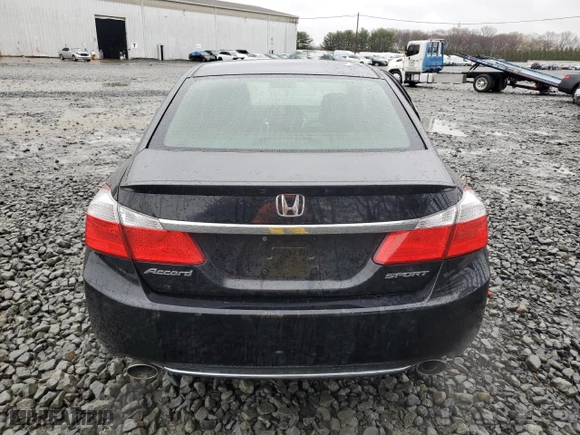 2014 Honda Accord Sedan Sport with VIN 1HGCR2F52EA269900, listed as a Copart auction lot 52125545 with 77,439 mi miles and Salvage Title. Bid and sale history available at carsss.com. Image 6.
