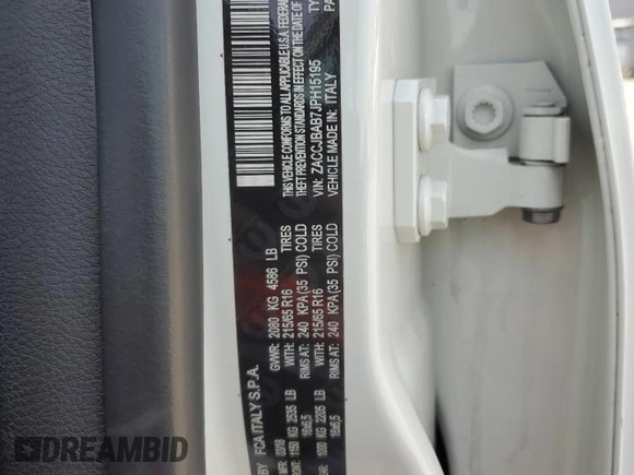 2018 Jeep Renegade Sport с VIN ZACCJBAB7JPH15195, выставлен на аукционе Copart как лот 58906814 с пробегом 113 908 миль миль и Списание • Salvage title. История ставок и продаж доступна на DreamBid. Изображение 15.