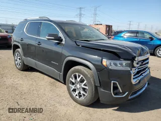 2023 GMC Acadia SLT with VIN 1GKKNULS9PZ253455, listed as a Copart auction lot 49116085 with 53,346 mi miles and Salvage title. Bid and sale history available at DreamBid. Image 4.