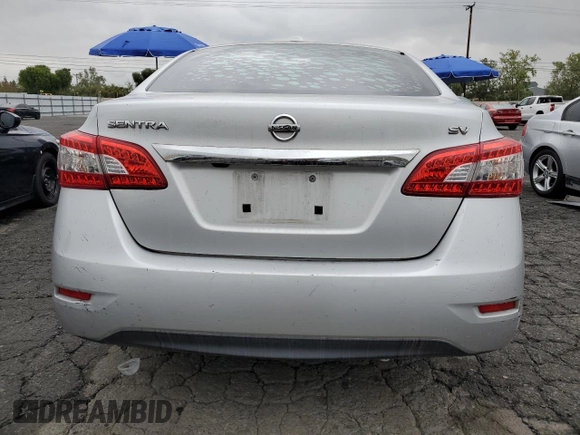 2015 Nissan Sentra SV with VIN 3N1AB7AP2FL665404, listed as a Copart auction lot 53753965 with 150,134 mi miles and Clean Title. Bid and sale history available at carsss.com. Image 6.