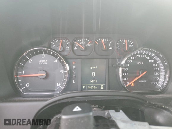 2017 Chevrolet Tahoe Commercial with VIN 1GNLCDEC2HR226165, listed as a Copart auction lot 50021755 with 48,252 mi miles and Salvage title. Bid and sale history available at DreamBid. Image 9.