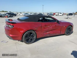 2023 Chevrolet Camaro 2LT with VIN 1G1FD3DS2P0137536, listed as a Copart auction lot 74040374 with 6,603 mi miles and Salvage Title. Bid and sale history available at carsss.com. Image 3.