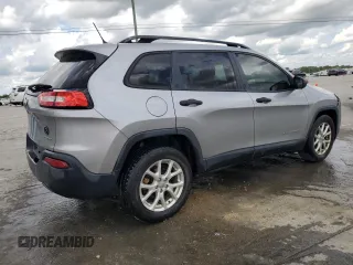 2016 Jeep Cherokee Sport with VIN 1C4PJLAB8GW222144, listed as a Copart auction lot 54363355 with 347,351 mi miles and Salvage Title. Bid and sale history available at carsss.com. Image 3.