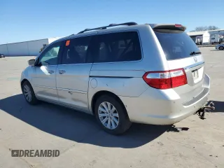 2005 Honda Odyssey TOURING with VIN 5FNRL388X5B126627, listed as a Copart auction lot 46654645 with 220,805 mi miles and Salvage Title. Bid and sale history available at carsss.com. Image 2.