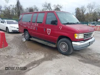 1994 Ford Econoline Wagon Super Custom z VIN 1FBJS31H6RHB50184, wystawiony jako IAAI lot #42017049 z przebiegiem 139 767 mil mil oraz . Historia ofert i sprzedaży dostępna na DreamBid. Obrazek 1.