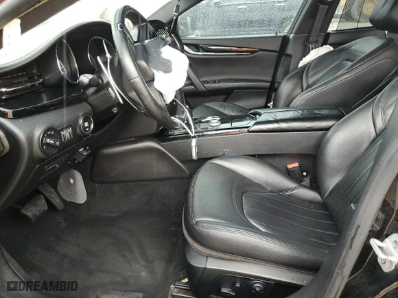 2019 Maserati Quattroporte S Q4 with VIN ZAM56YRA0K1334066, listed as a Copart auction lot 71214134 with 0 mi miles and Non Repairable. Bid and sale history available at carsss.com. Image 7.