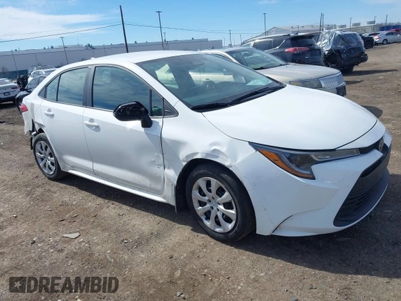 2024 Toyota Corolla LE with VIN 5YFB4MDE8RP117452, listed as a IAAI auction lot 41899377 with 38,940 mi miles and . Bid and sale history available at carsss.com. Image 1.
