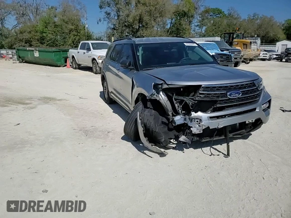 2024 Ford Explorer XLT with VIN 1FMSK7DHXRGA16167, listed as a Copart auction lot 48586445 with 17,440 mi miles and Salvage Title. Bid and sale history available at carsss.com. Image 15.