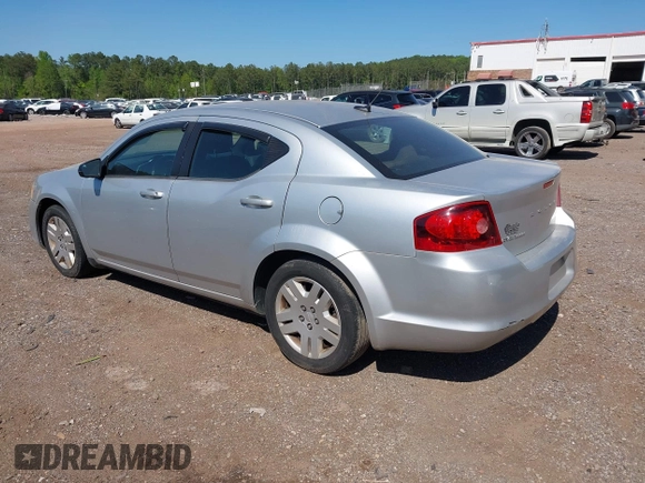 2012 Dodge Avenger SE with VIN 1C3CDZAB4CN212093, listed as a IAAI auction lot 41994274 with 198,468 mi miles. Bid and sale history available at carsss.com. Image 3.